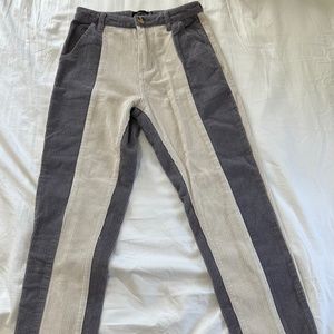Two Tone Mom Jeans